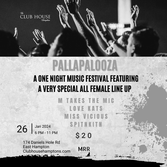 Pallapalooza all-female lineup
